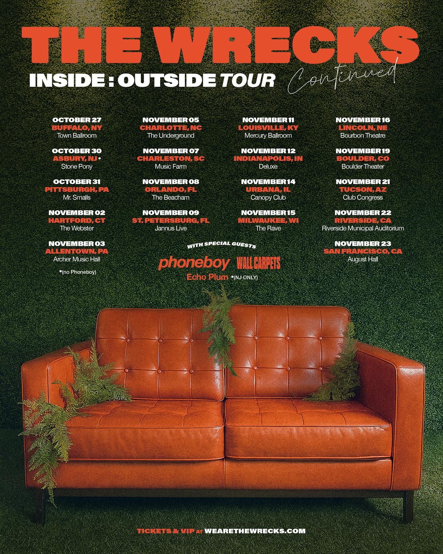 Wall Carpets INSIDE : OUTSIDE Tour (Continued) Tour Poster 2025
